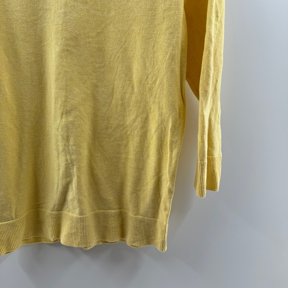 Merona Yellow Button Front Cardigan Size Medium - Picture 7 of 8